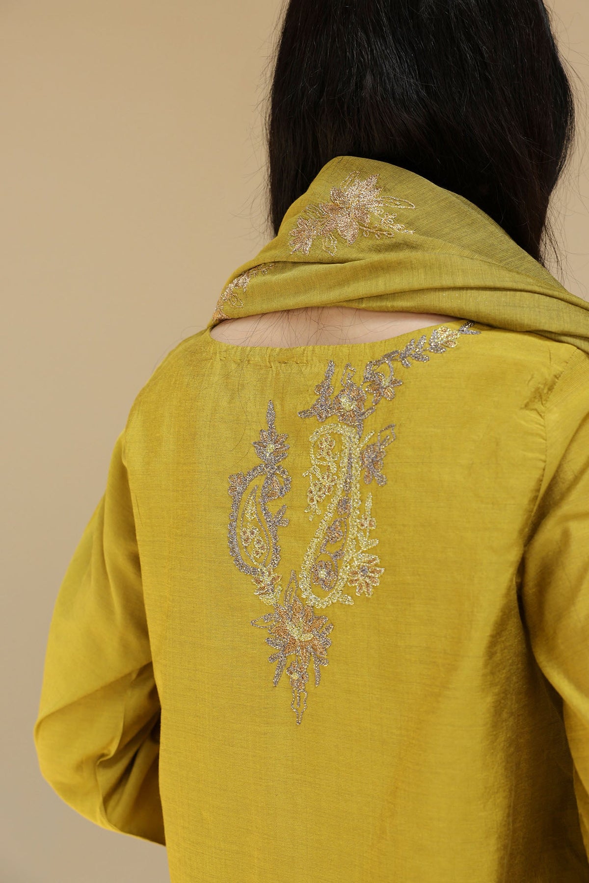Embroidered Mehr Ensemble