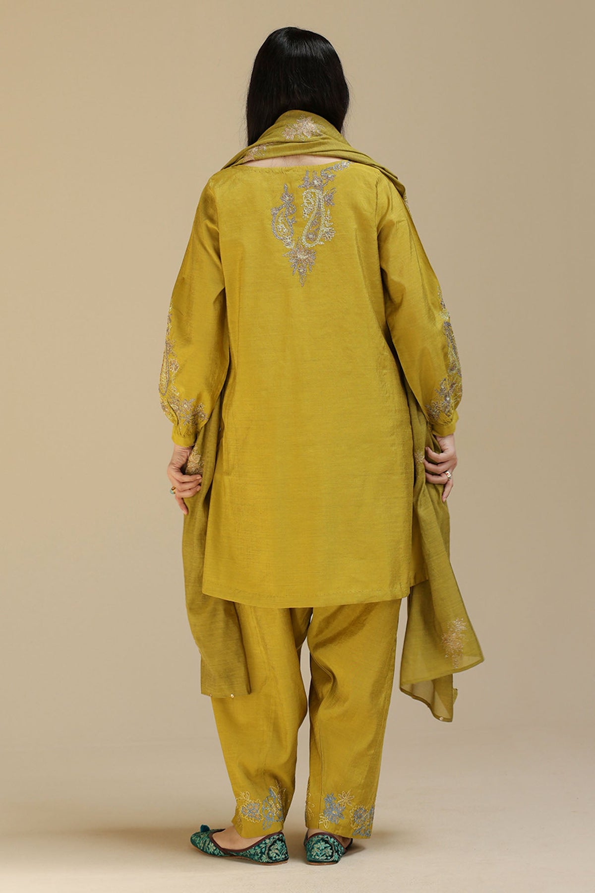 Embroidered Mehr Ensemble