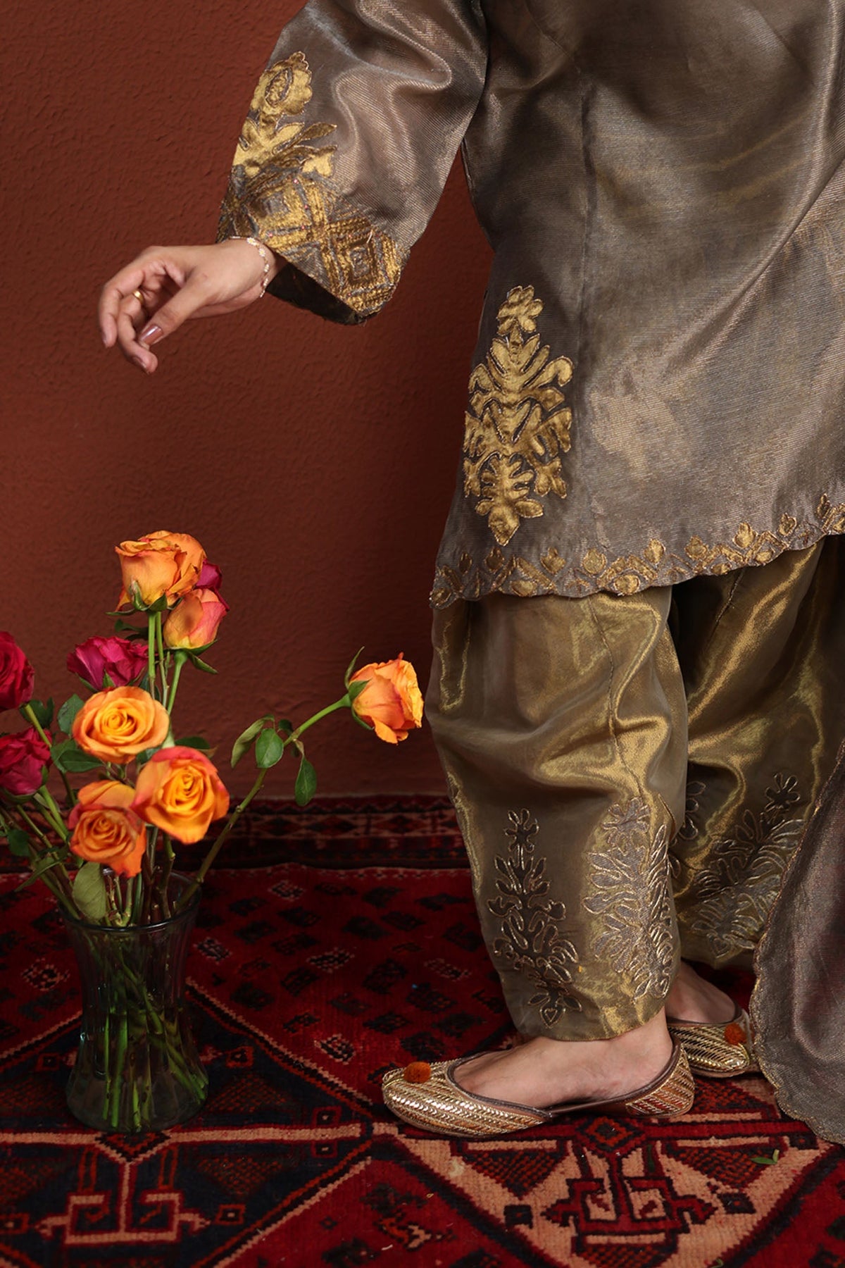 Metallic Muse Shalwar Suit