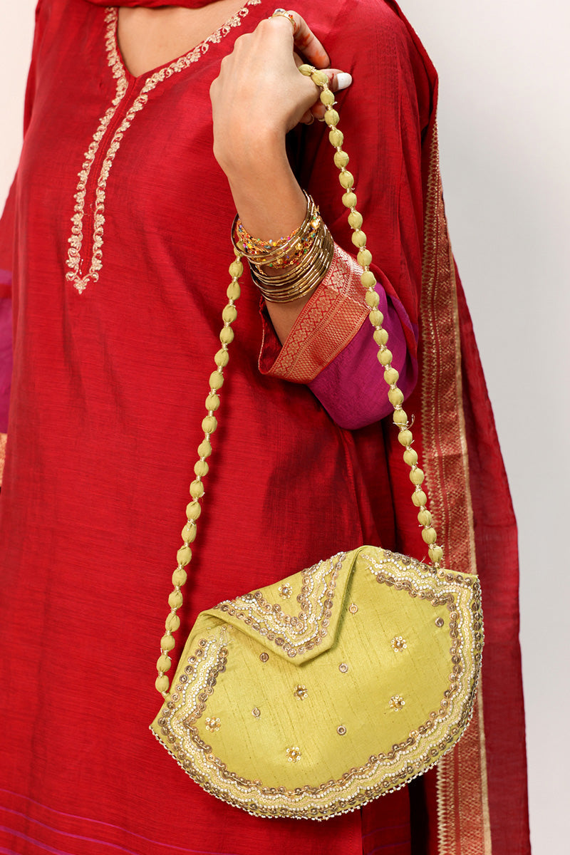 Embroidered Potli
