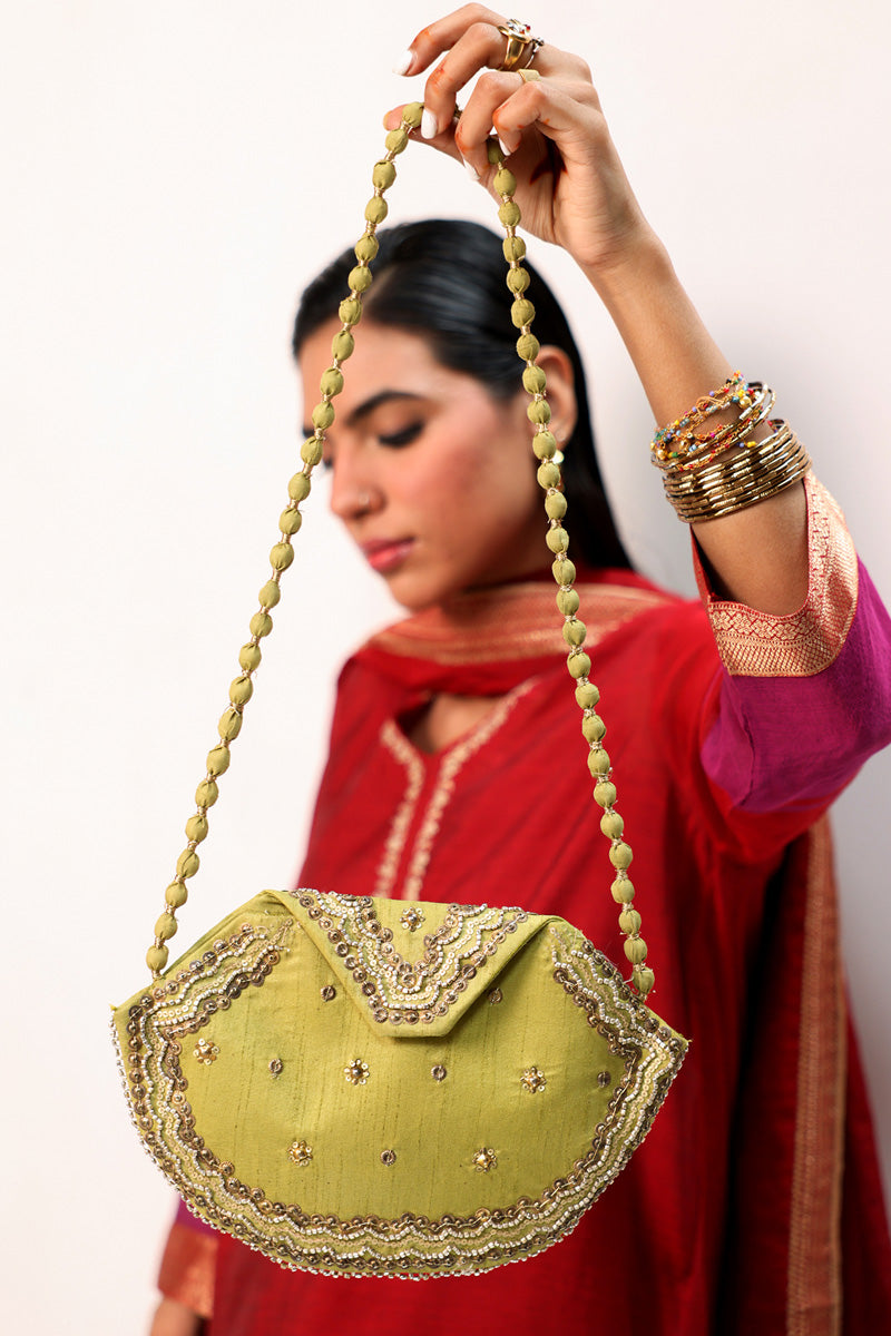 Embroidered Potli