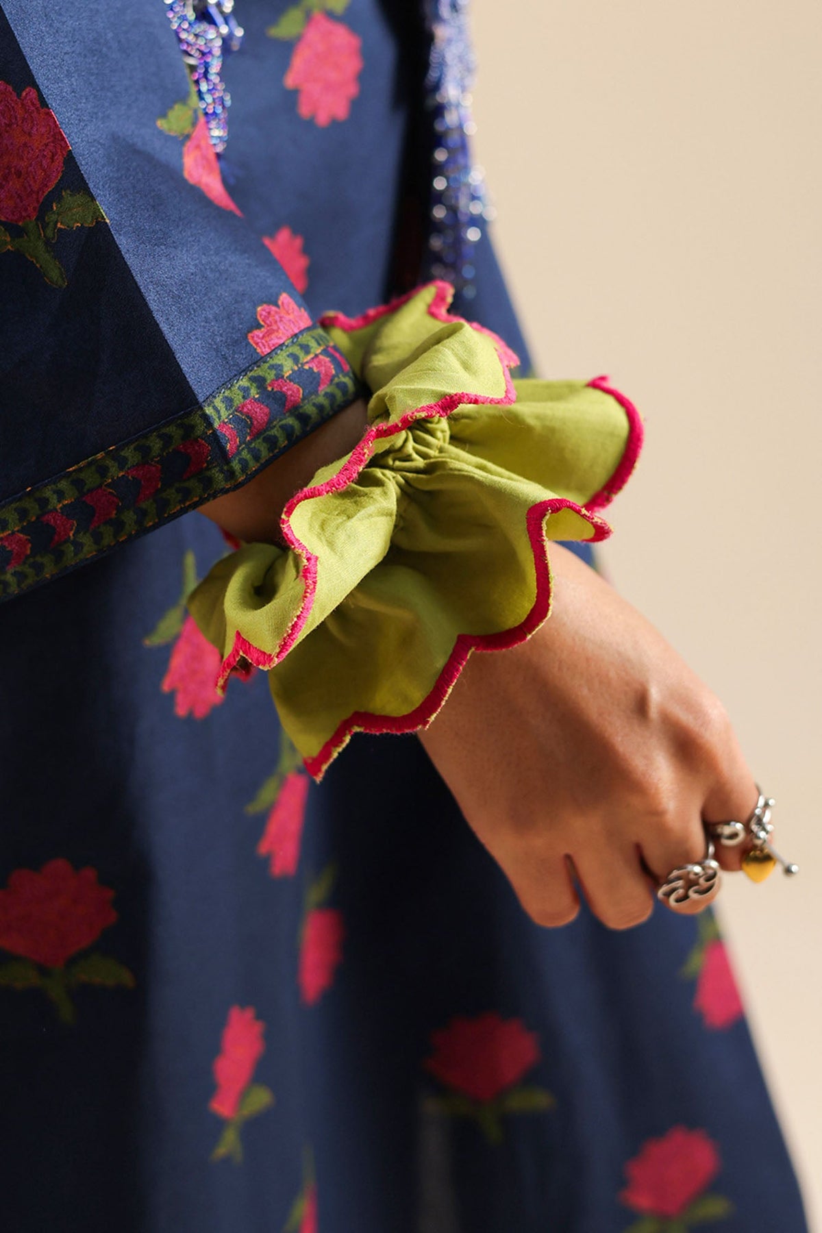 Flower Scrunchie