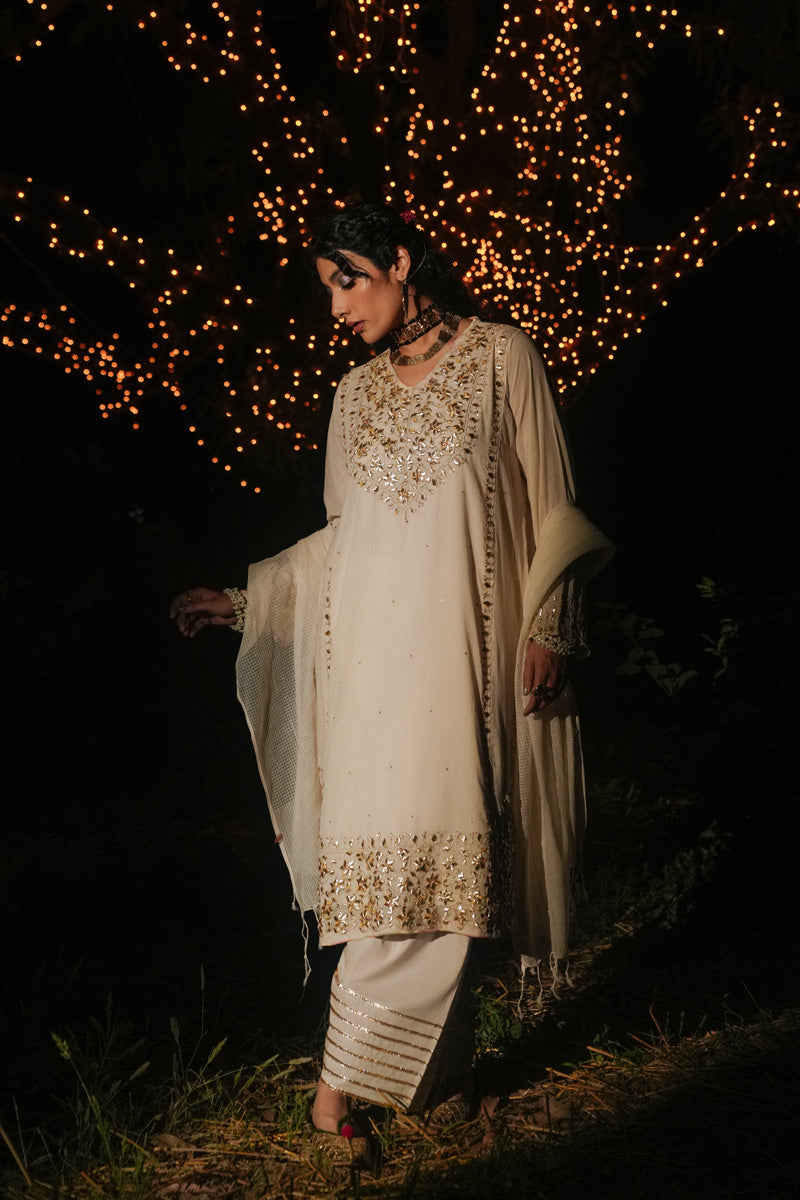 Golden Gota Ribbon 3-Piece Ensemble