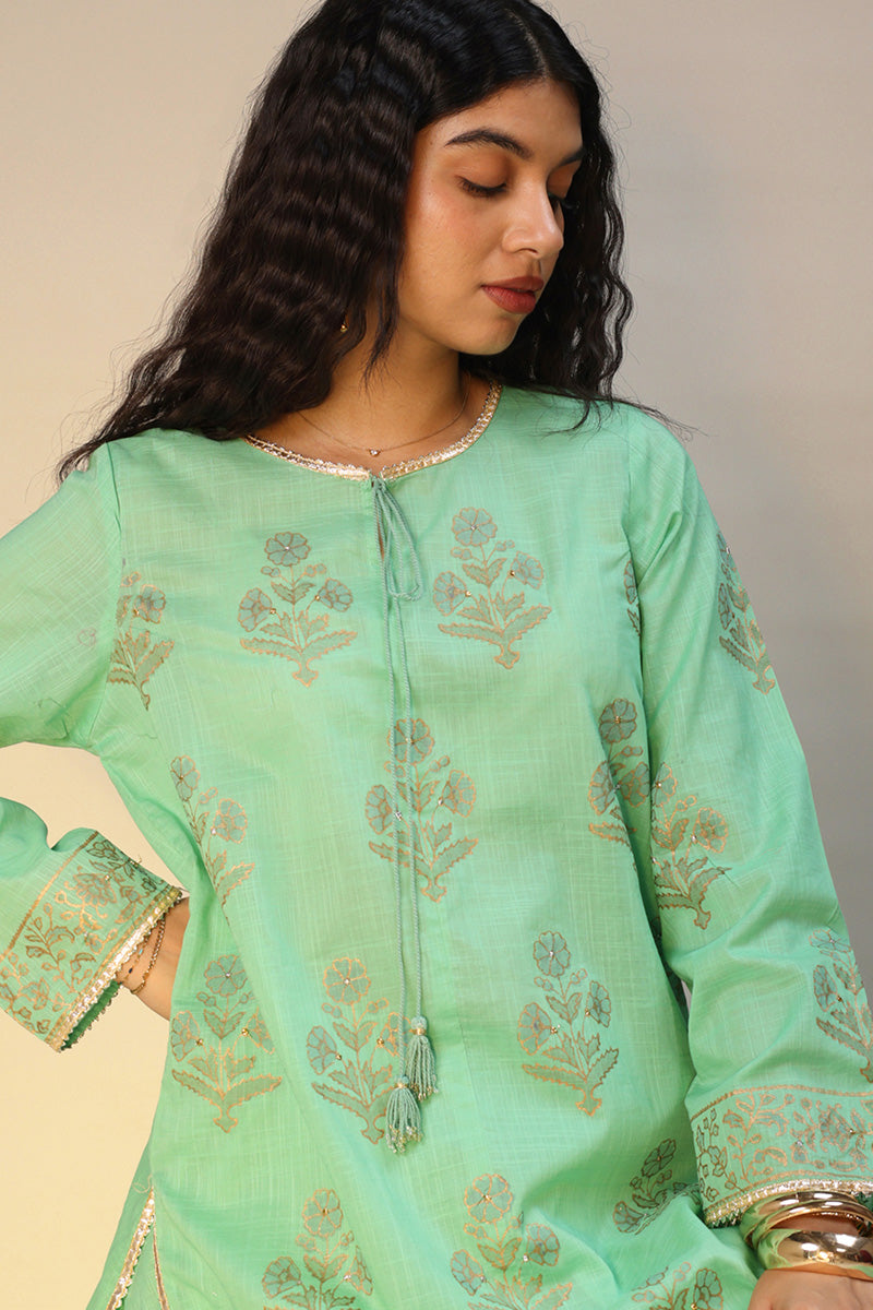 Zari Gul Jamni Set