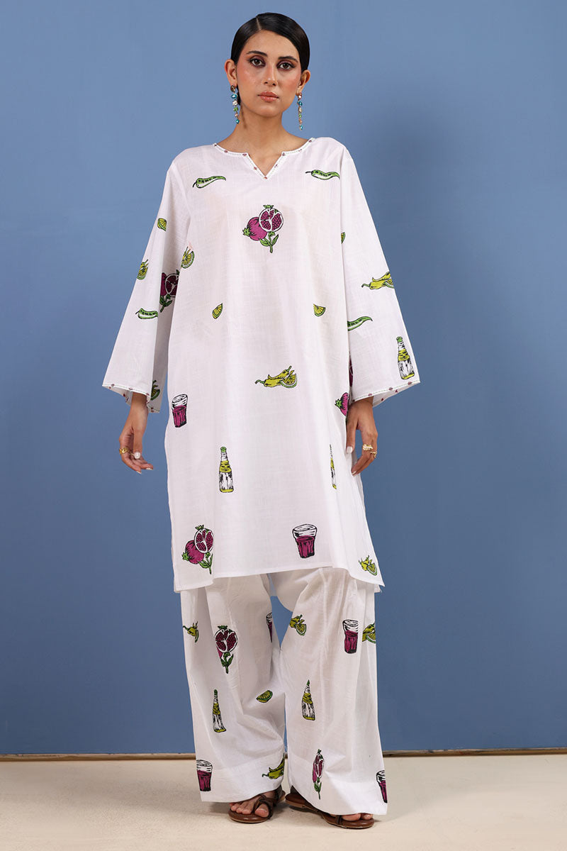 Nimbu Mirchi Block Printed Set