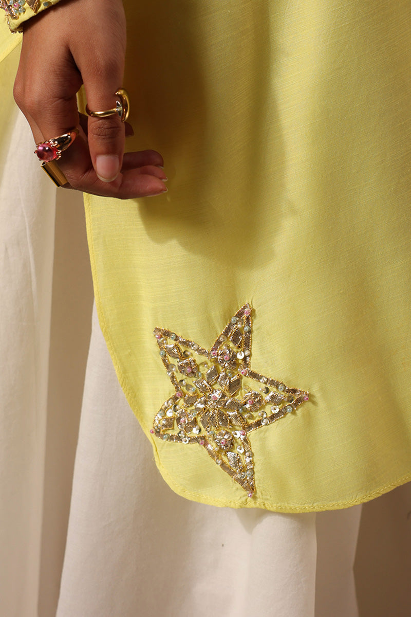 Gota Kari 3-Piece Sharara Set