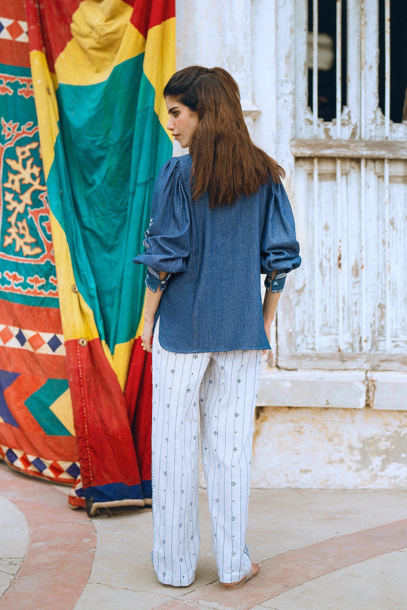 EMBROIDERED TROUSER (S3E0507/119/002)