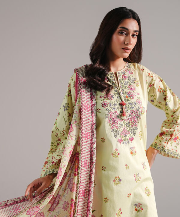 3 Piece - Printed Lawn Suit