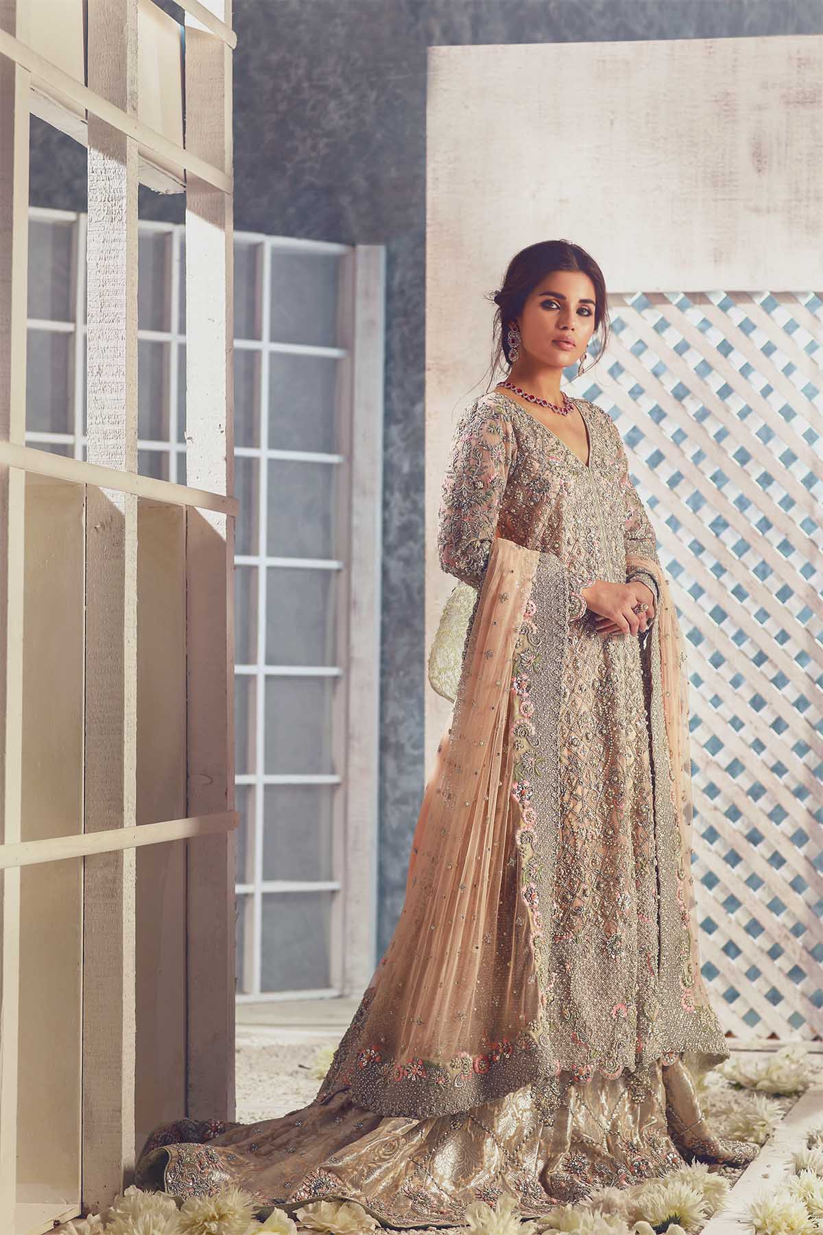 Embroidered Organza Dupatta (As Shown)