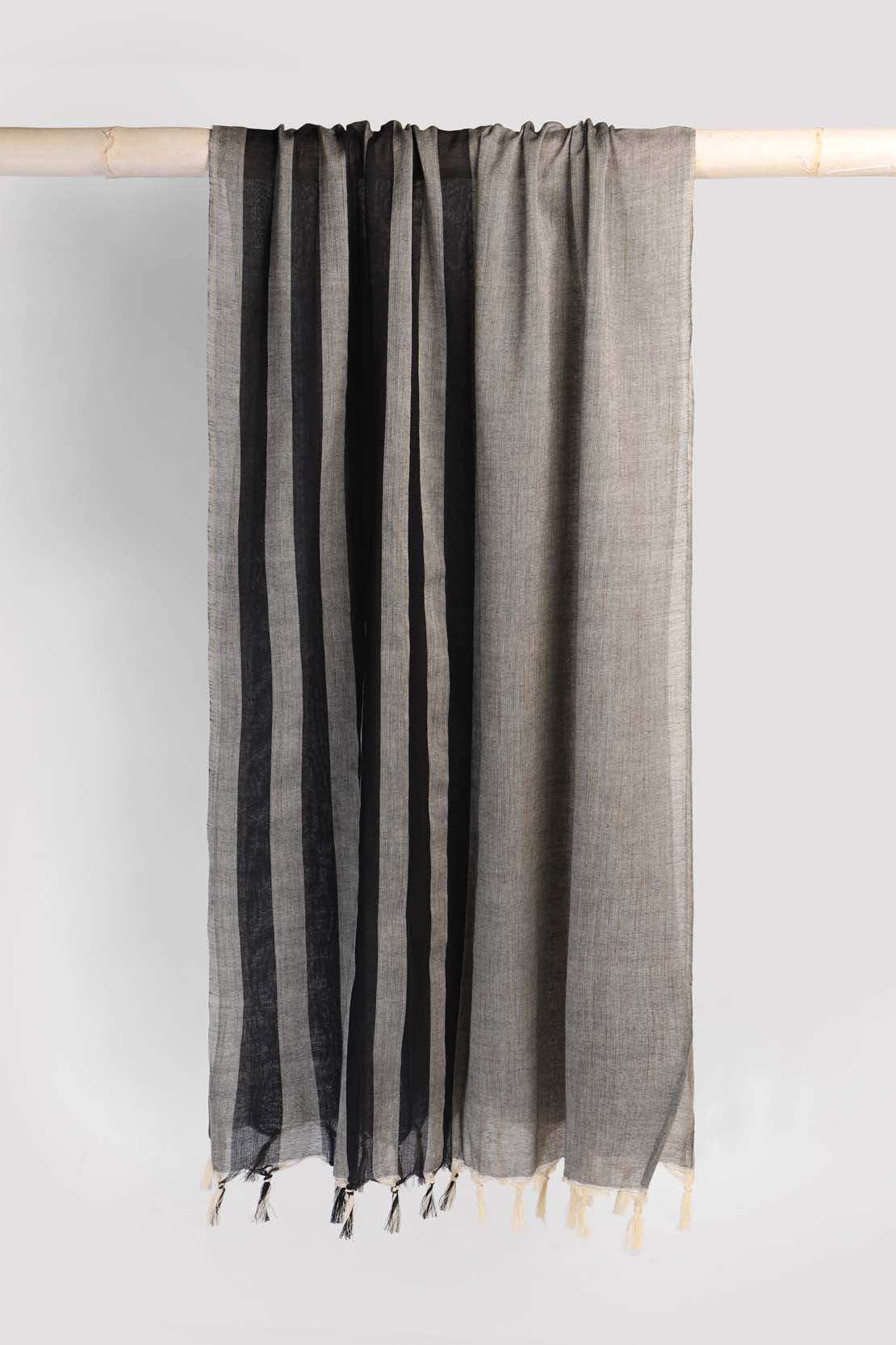 3 Piece Embroidered Staple Raw Silk Suit