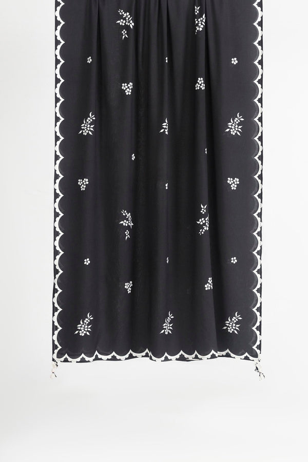 Stitched Printed Linen Dupatta