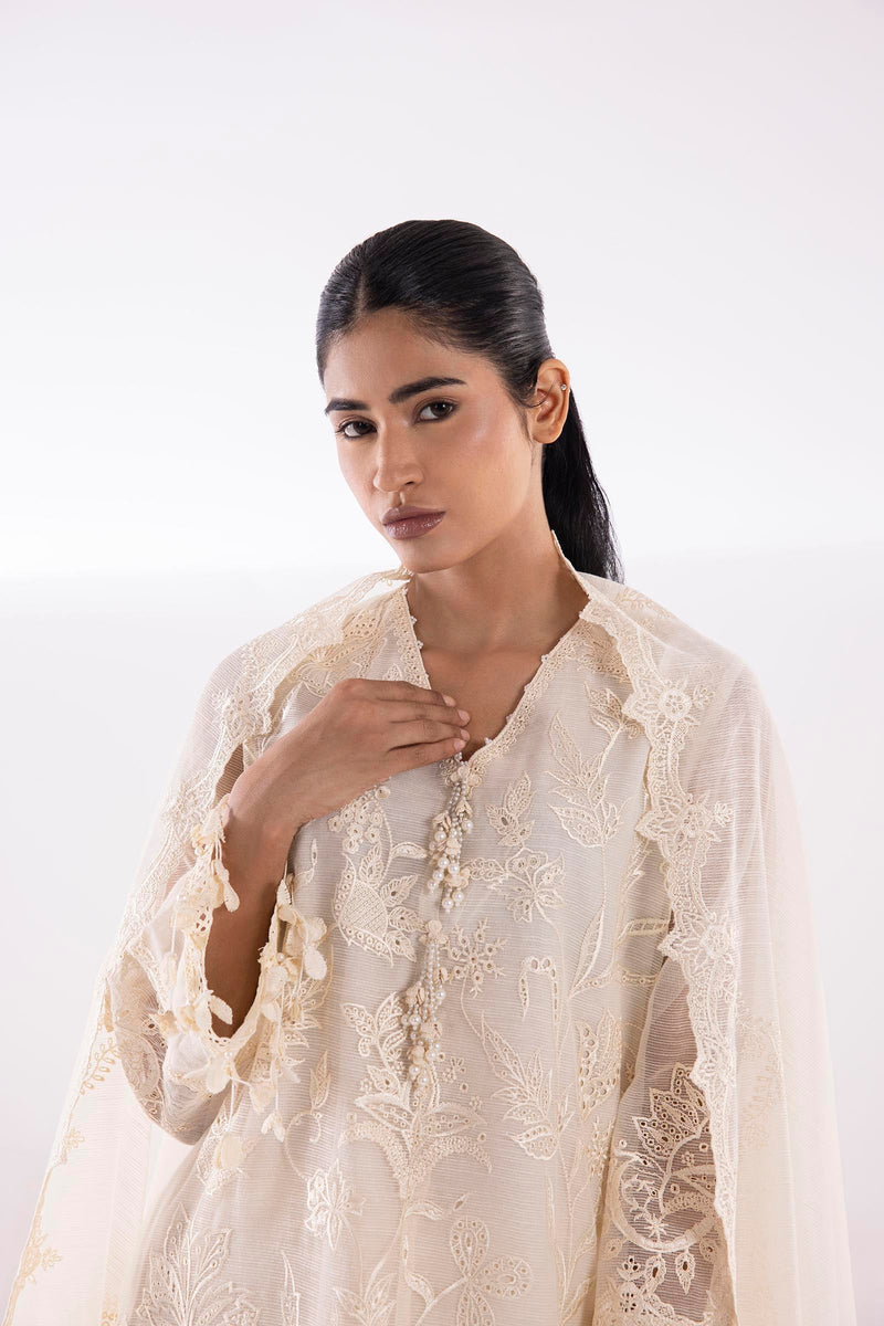 Stitched Basic Lawn Shirt