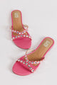 Pink Slingback Sandals