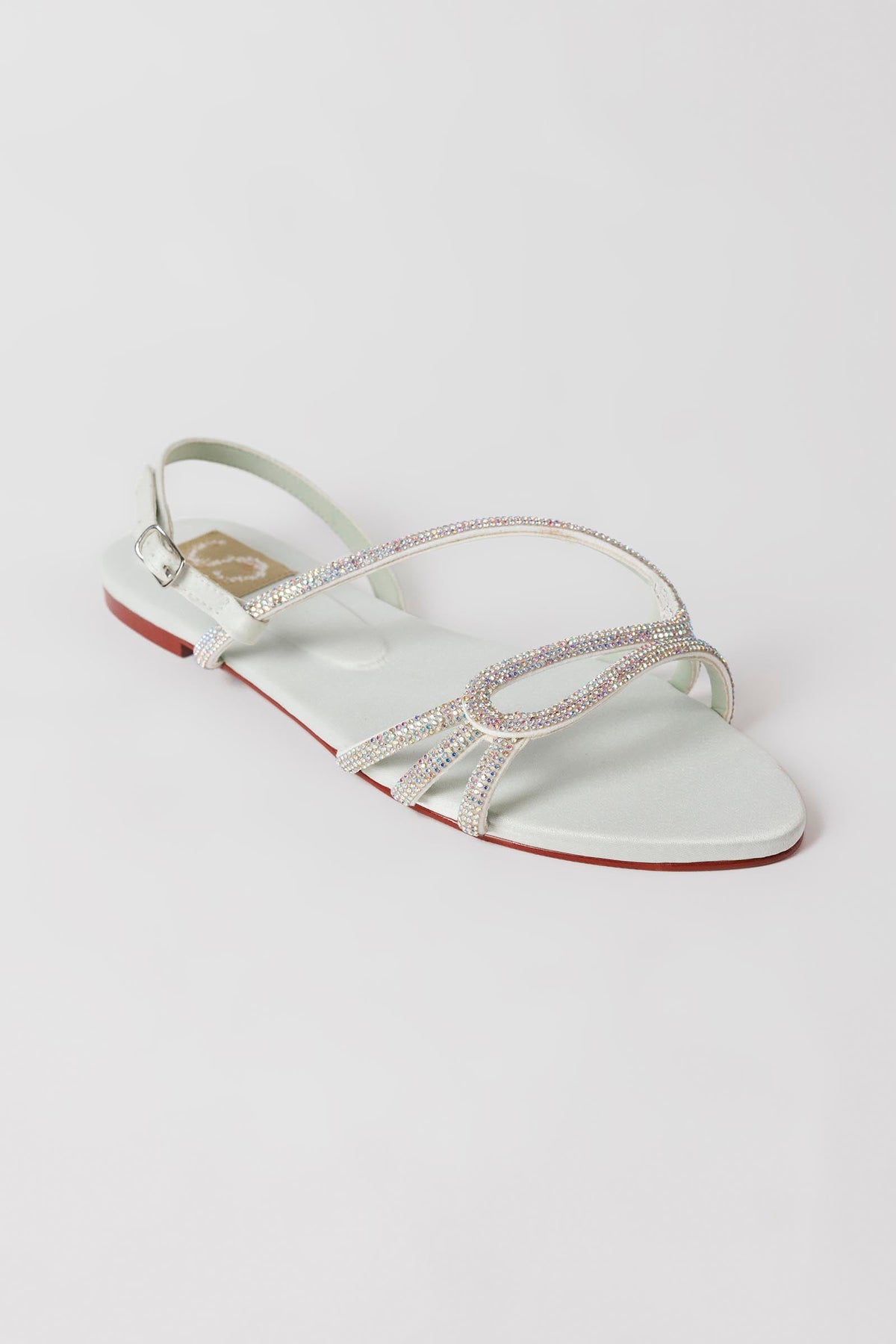 Blue Slingback Sandals