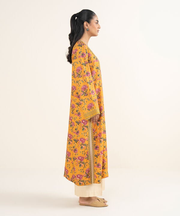 Embroidered Arabic Khaddar Shirt