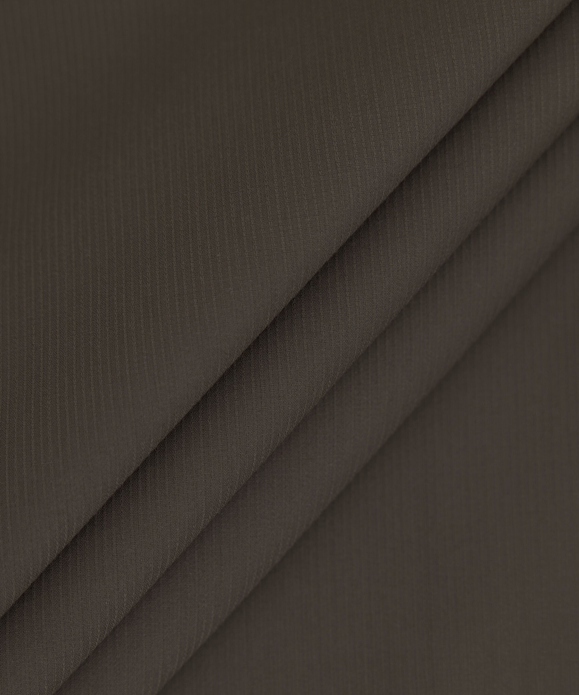 Men's Unstitched 2-Piece Premium Wash & Wear Dobby Dark Brown Suit