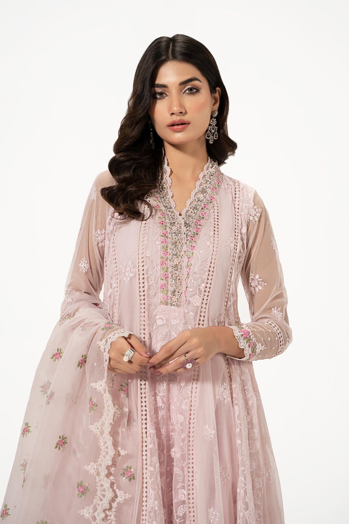 3 Piece Embroidered Suit