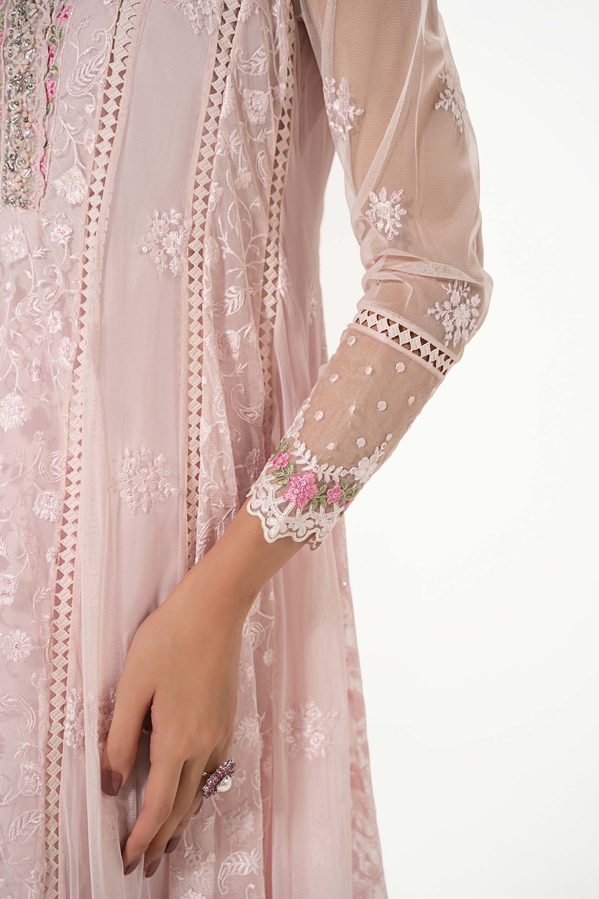 3 Piece Embroidered Suit