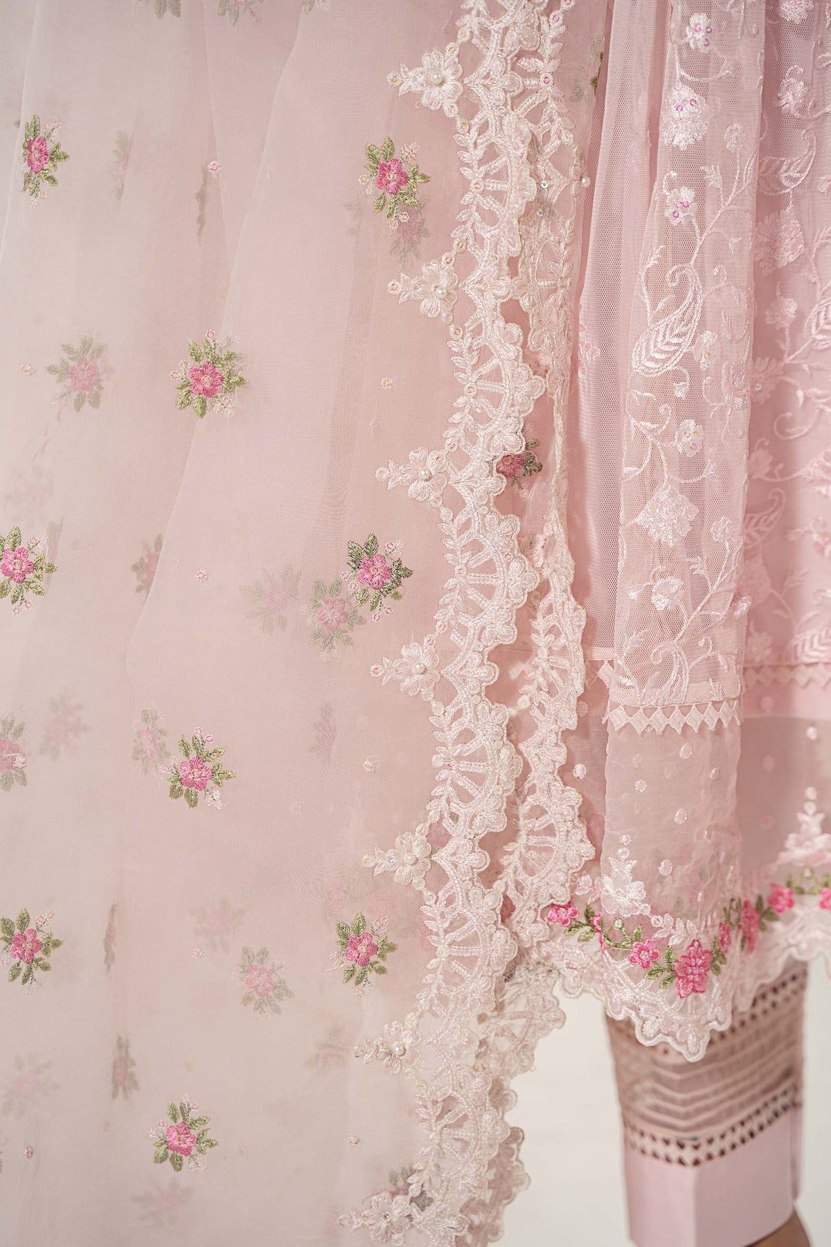 3 Piece Embroidered Suit