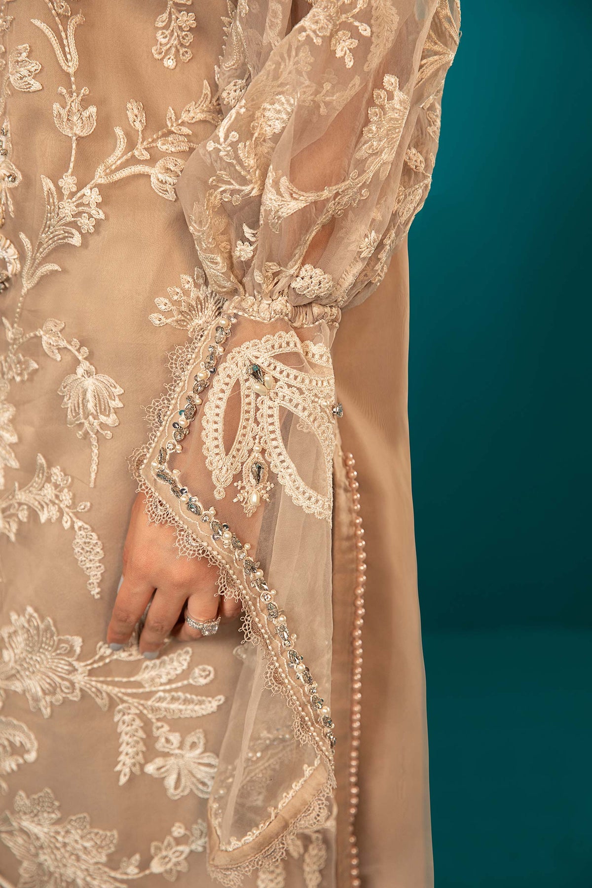 3 Piece Embroidered Suit