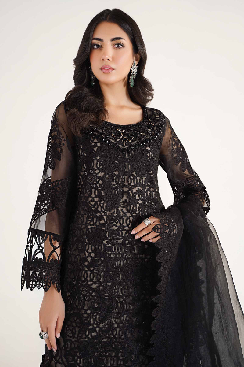 Stitched Lawn Embroidered Shalwar
