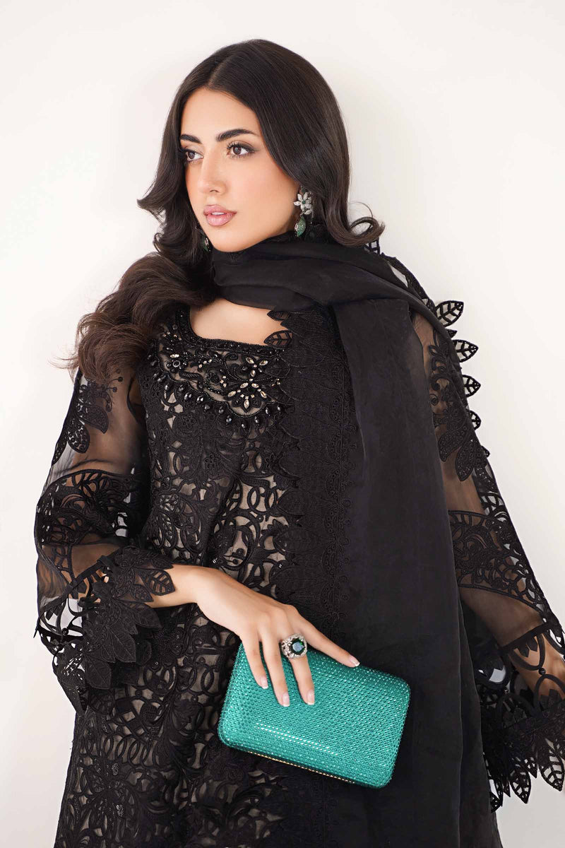 Stitched Lawn Embroidered Shalwar
