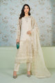 3 Piece Embroidered Organza Suit