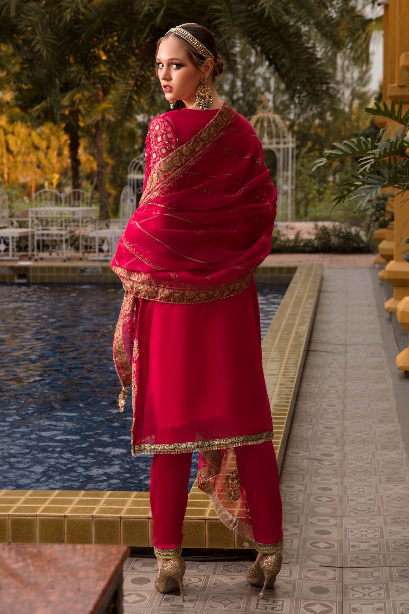 Suit Shocking Pink Sf-Ef23-25