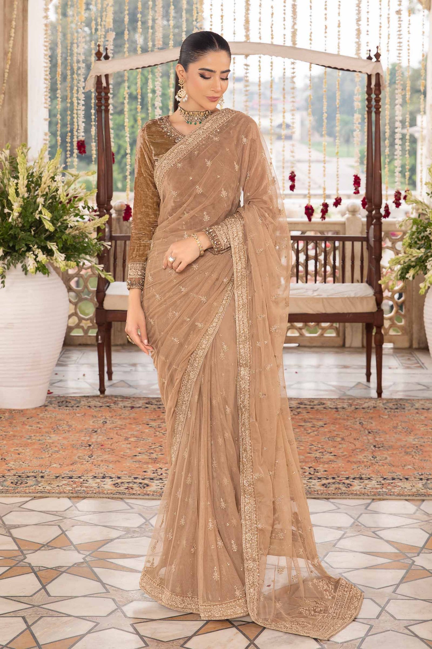 Saree Beige Sf-W23-12