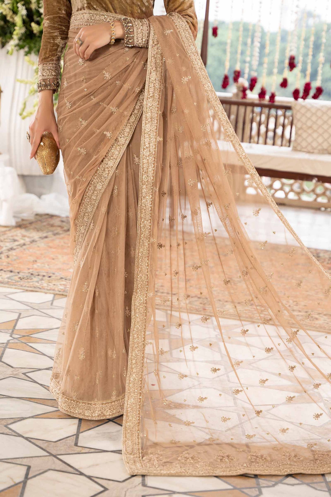 Saree Beige Sf-W23-12