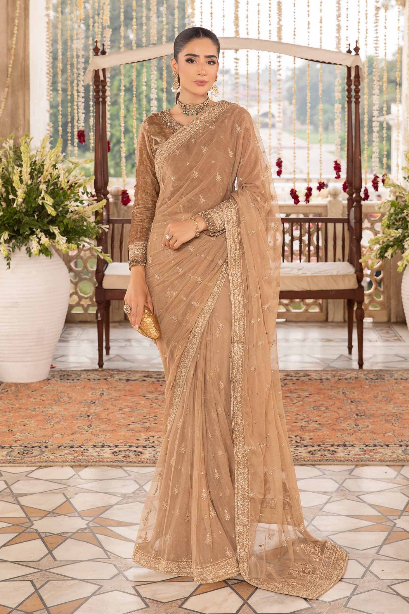 Saree Beige Sf-W23-12