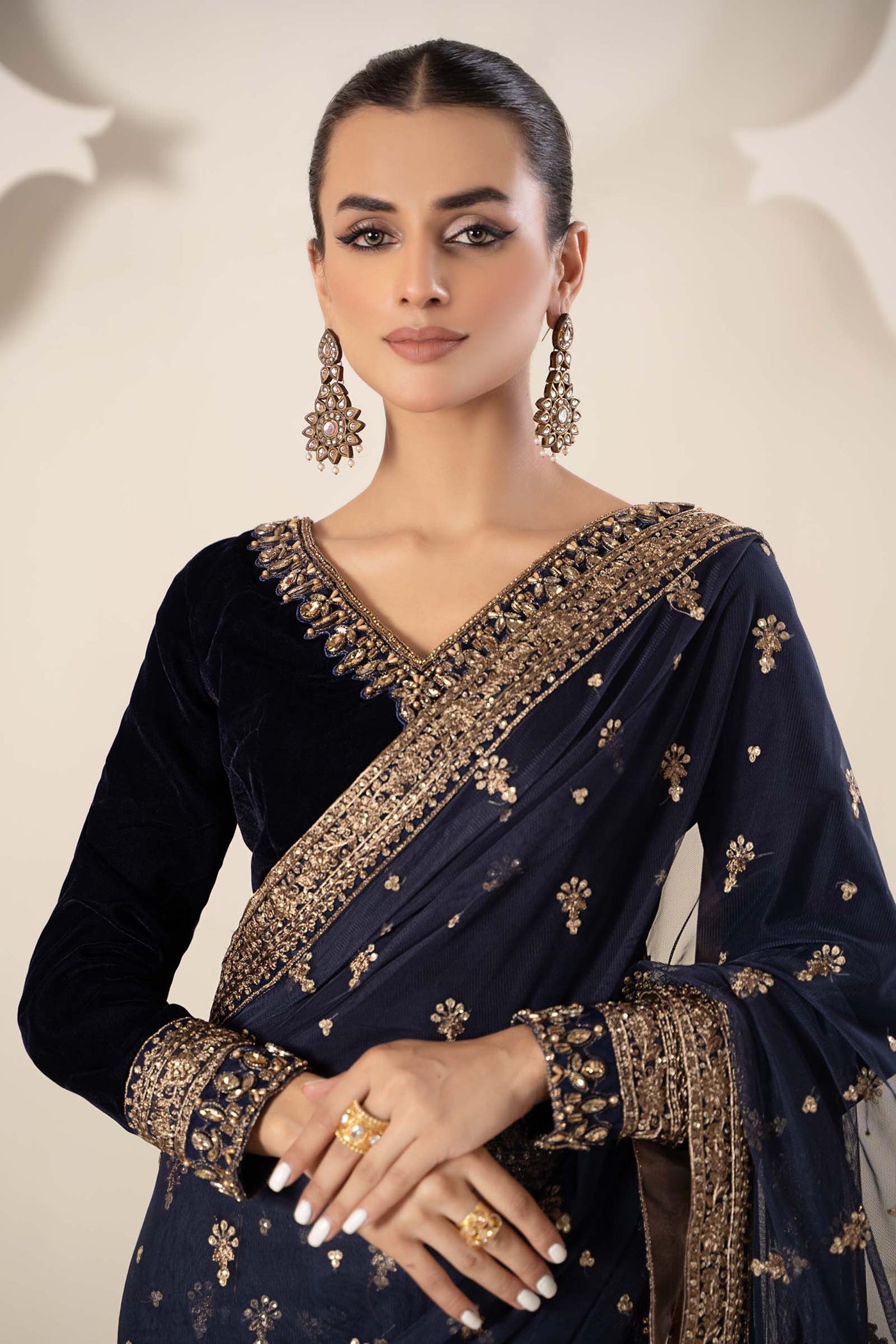 Saree Blue Sf-W23-12