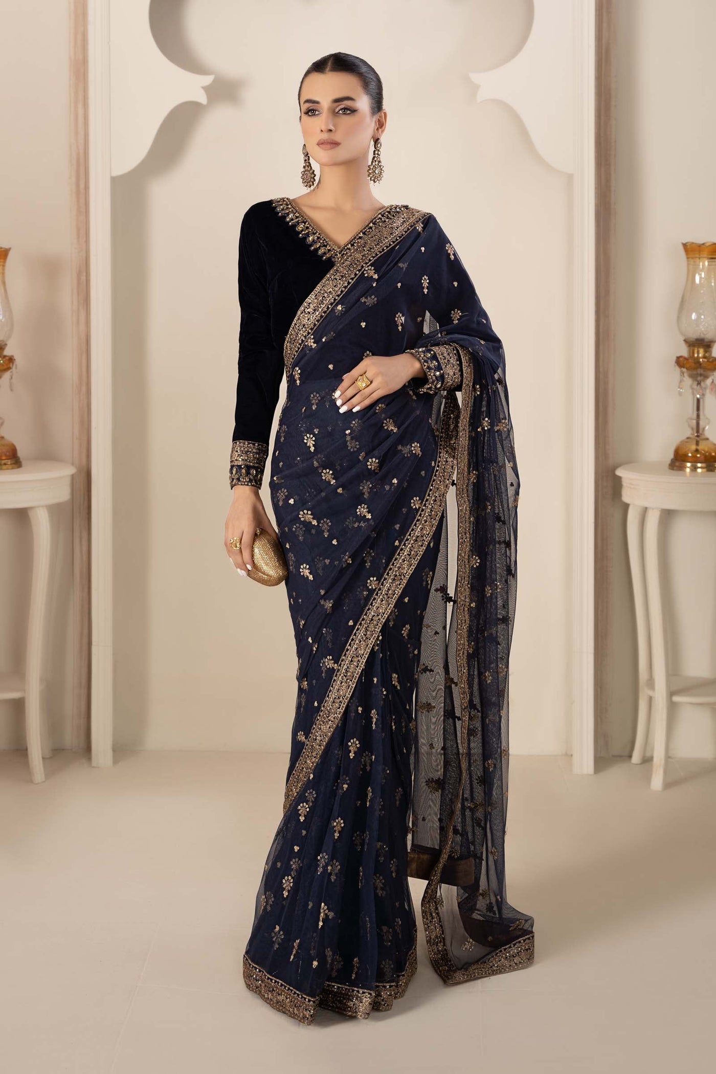 Saree Blue Sf-W23-12