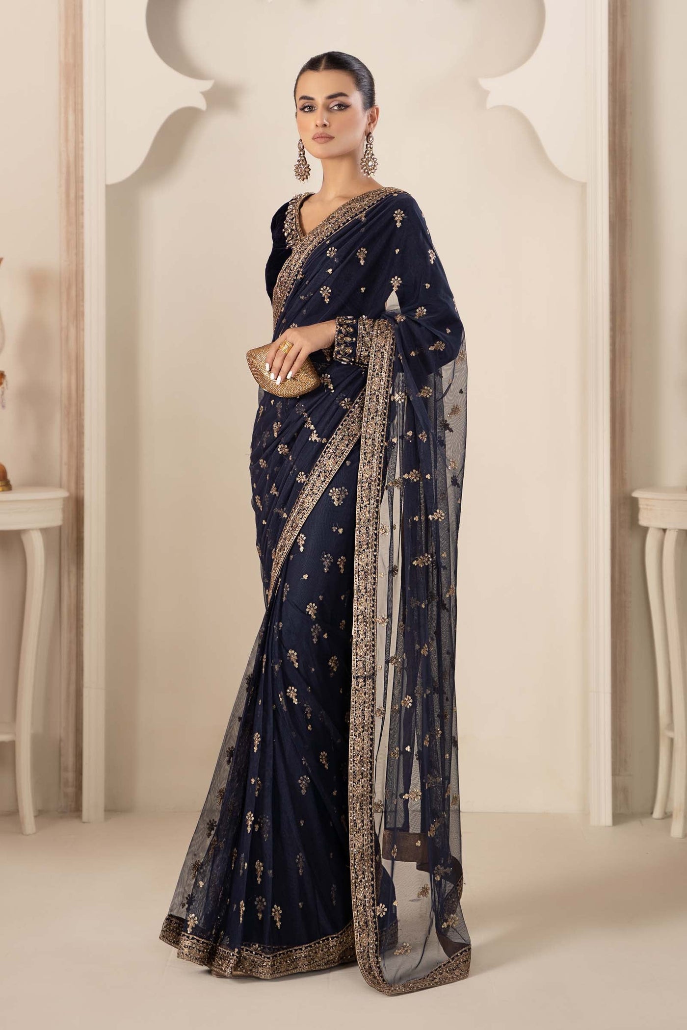Saree Blue Sf-W23-12