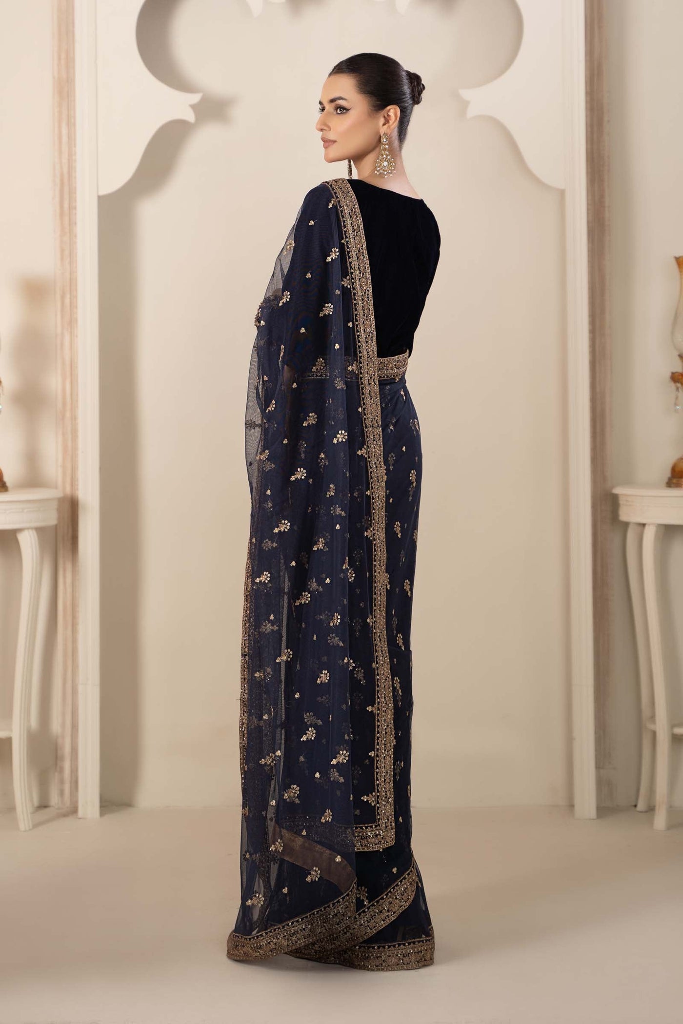 Saree Blue Sf-W23-12