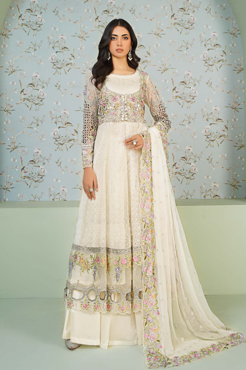 Stitched Embroidered Jacquard Shirt + Culotte