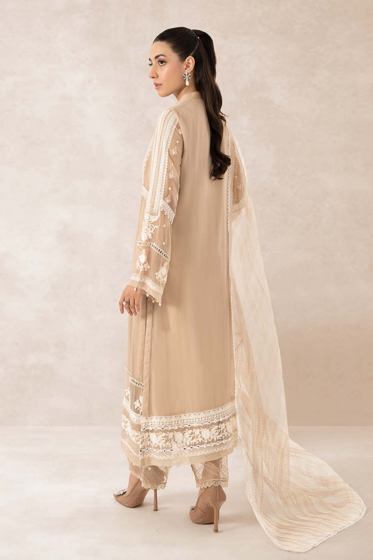 3 Piece Embroidered Suit
