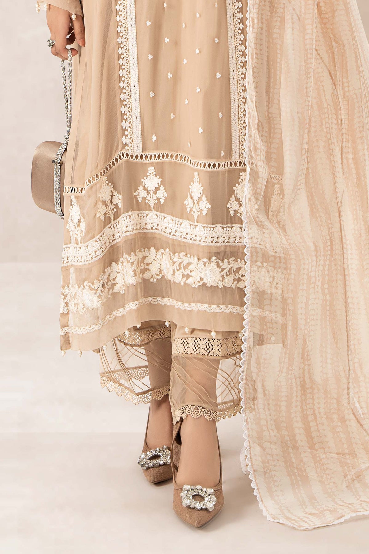 3 Piece Embroidered Suit