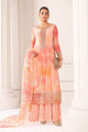 3 Piece Embroidered Organza Suit