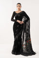 Embroidered Chiffon Saree