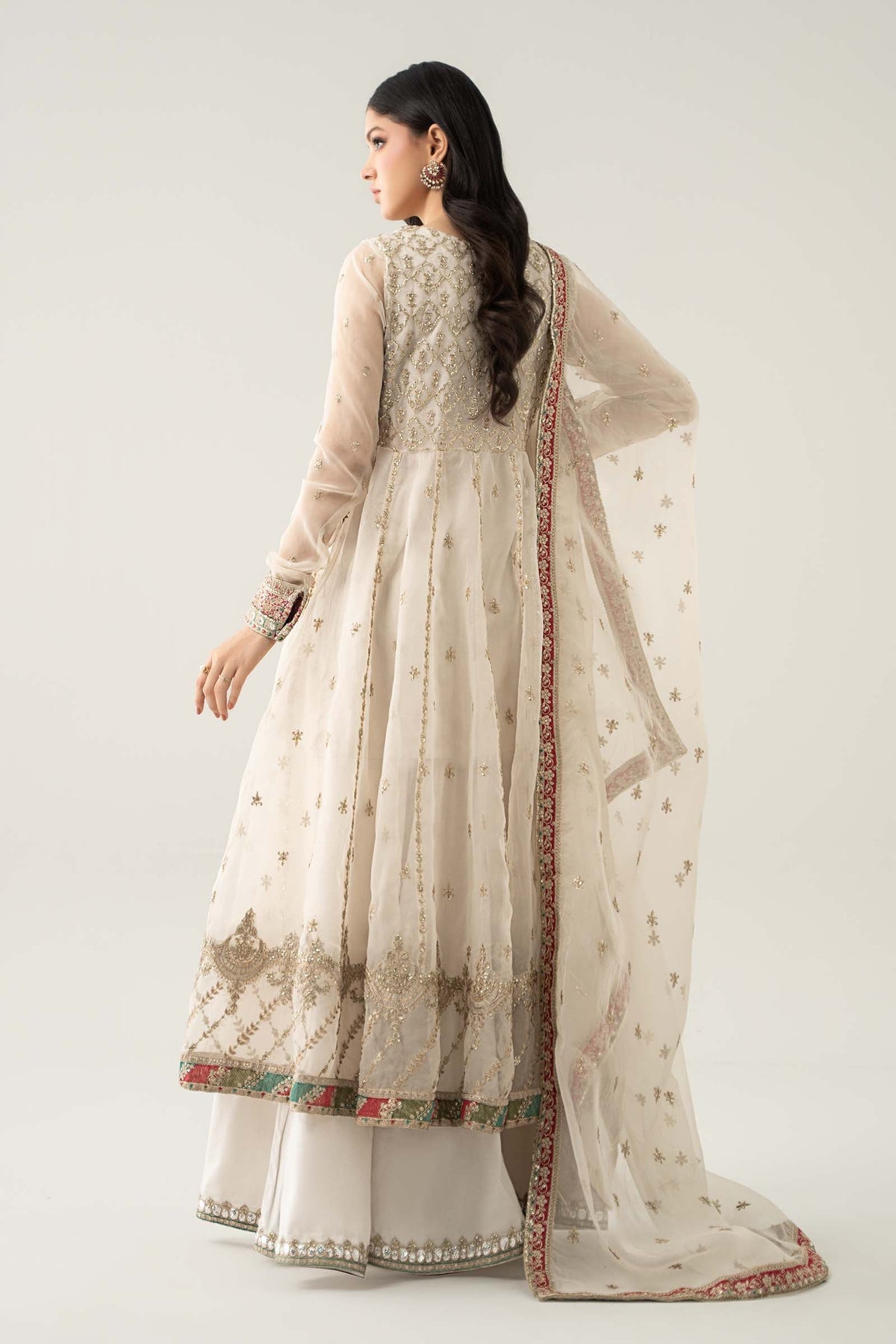 3 Piece Embroidered Suit