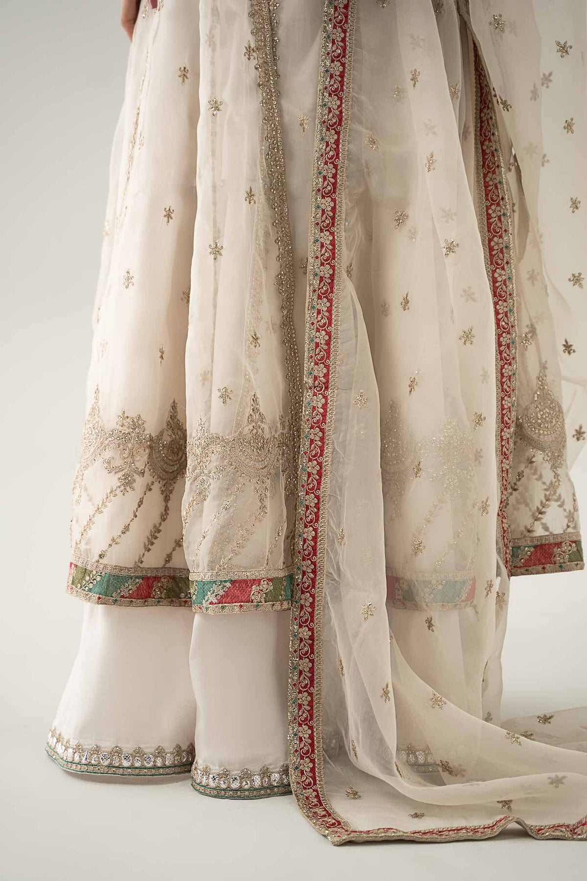 3 Piece Embroidered Suit