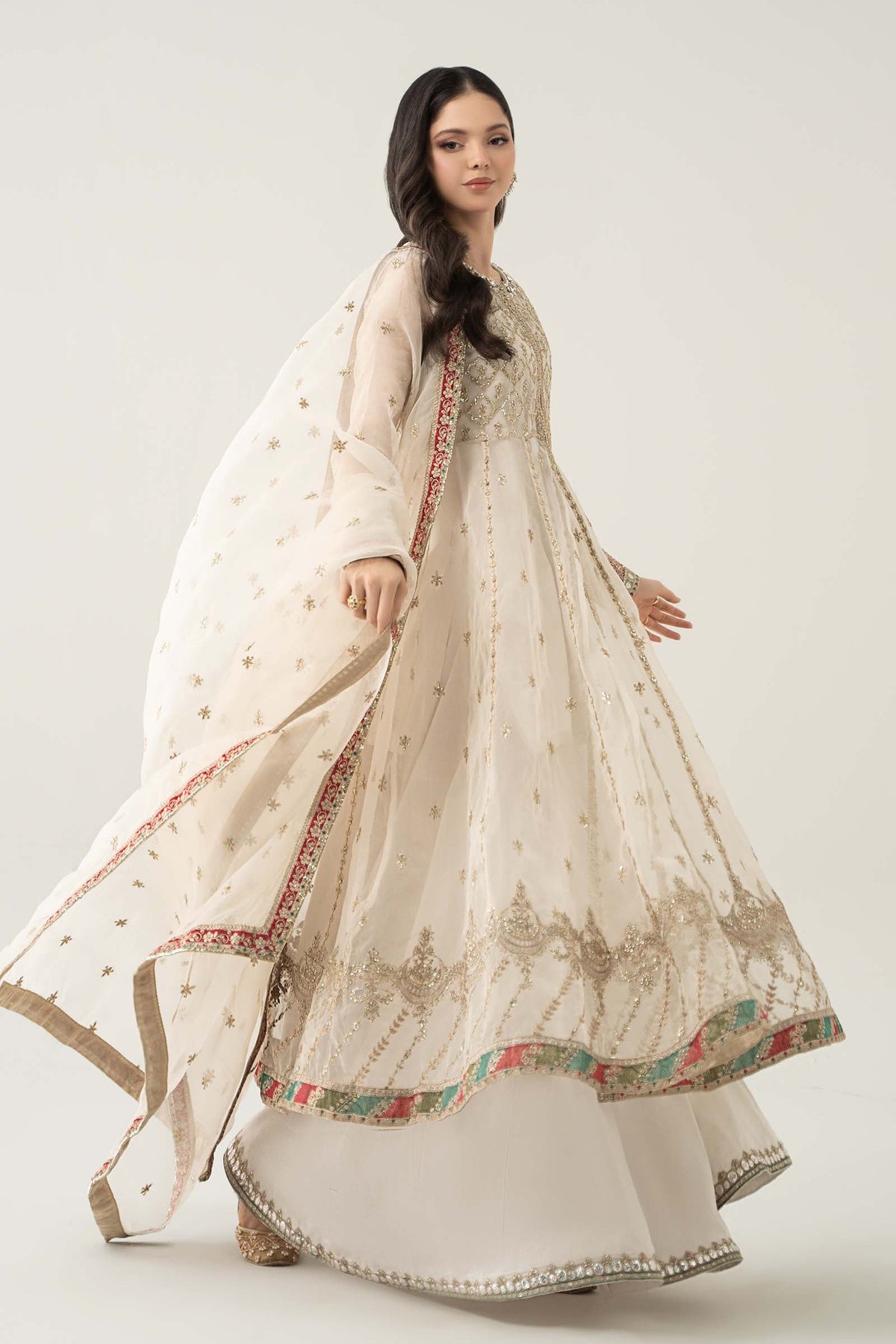 3 Piece Embroidered Suit