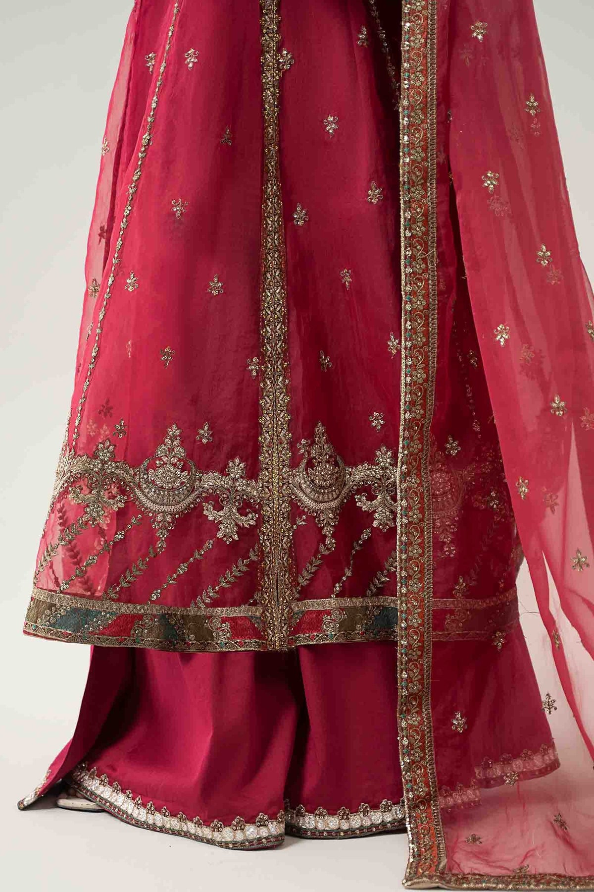 3 Piece Embroidered Suit