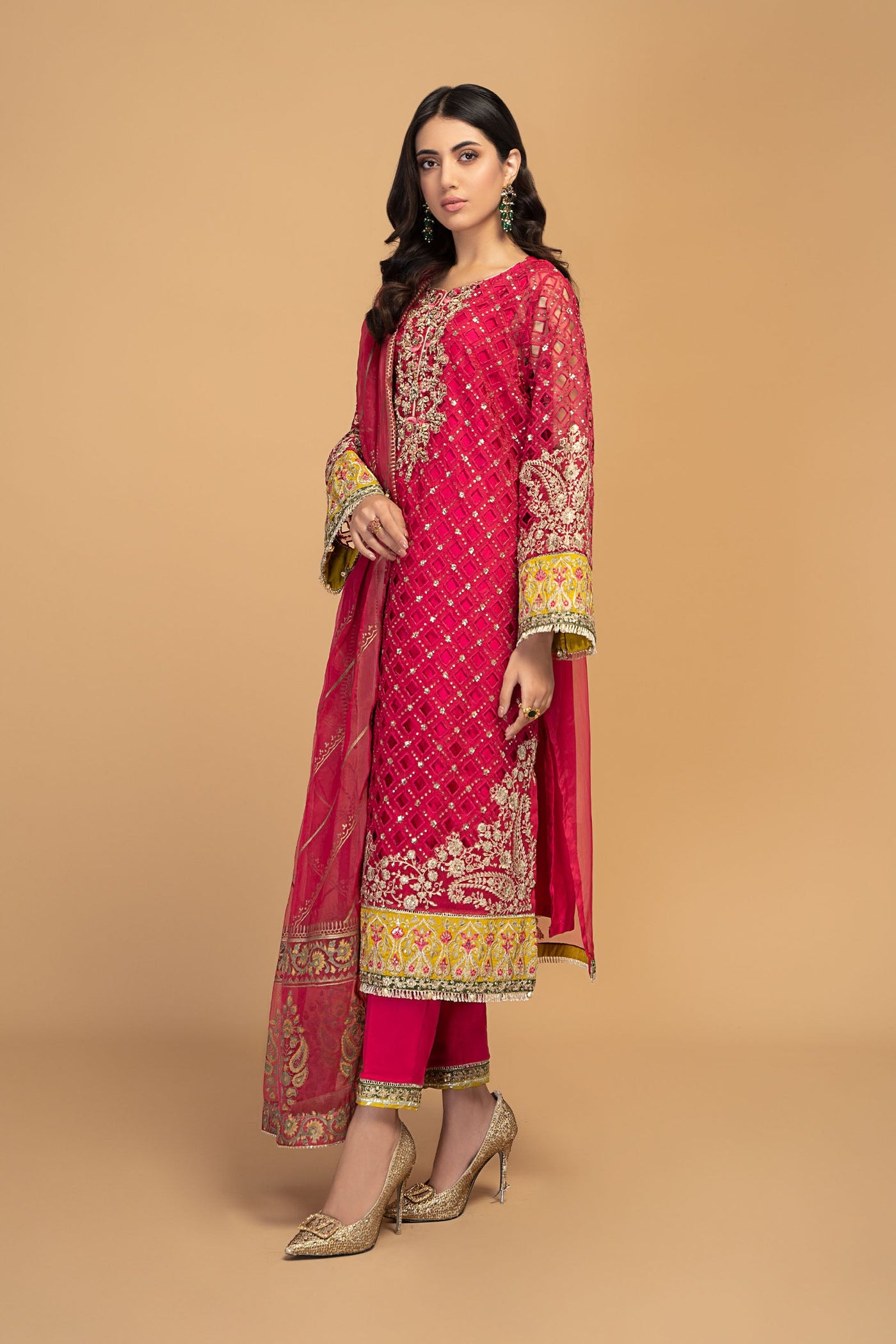 Suit Shocking Pink Sf-Ef23-25