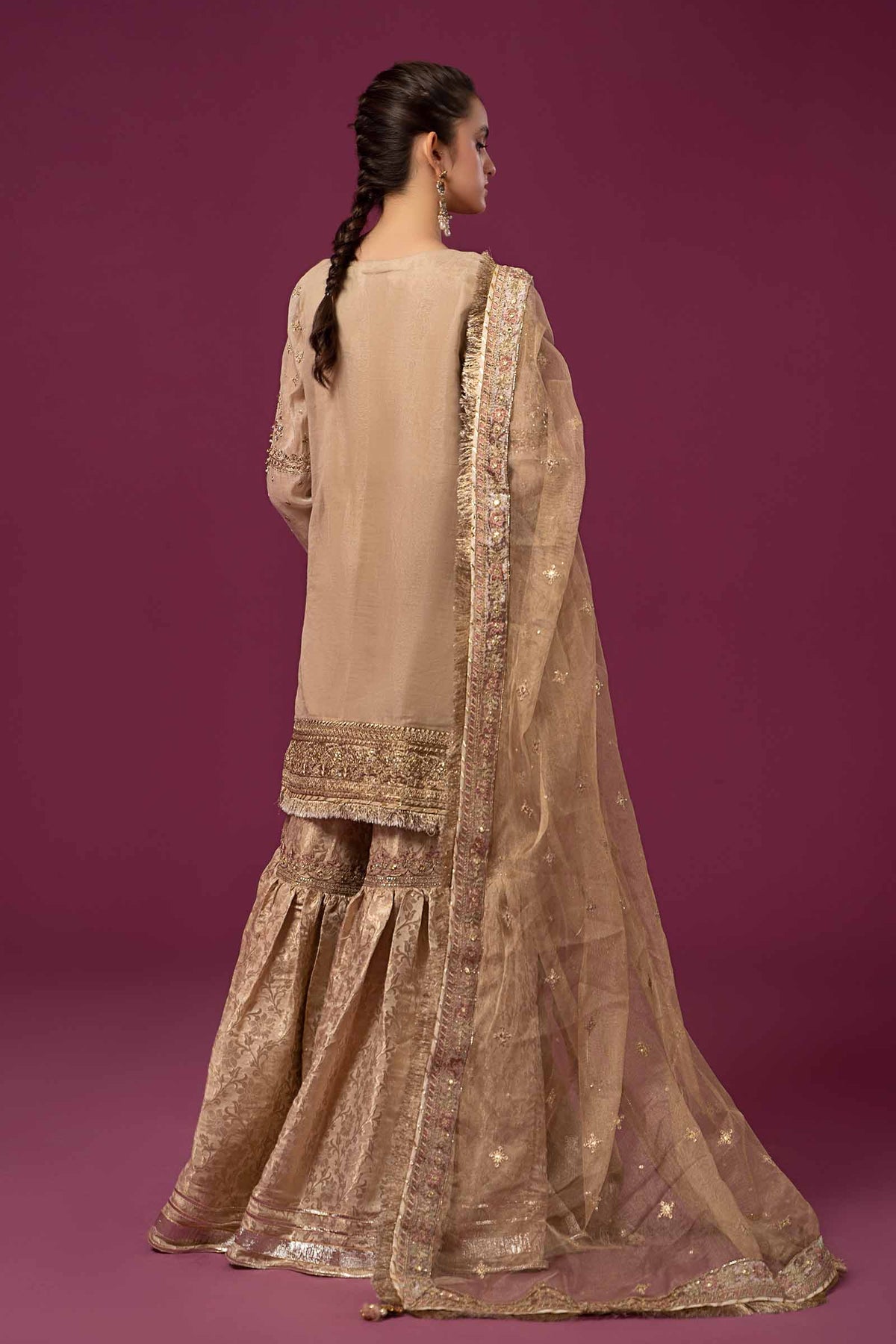 3 Piece Embroidered Masoori Suit