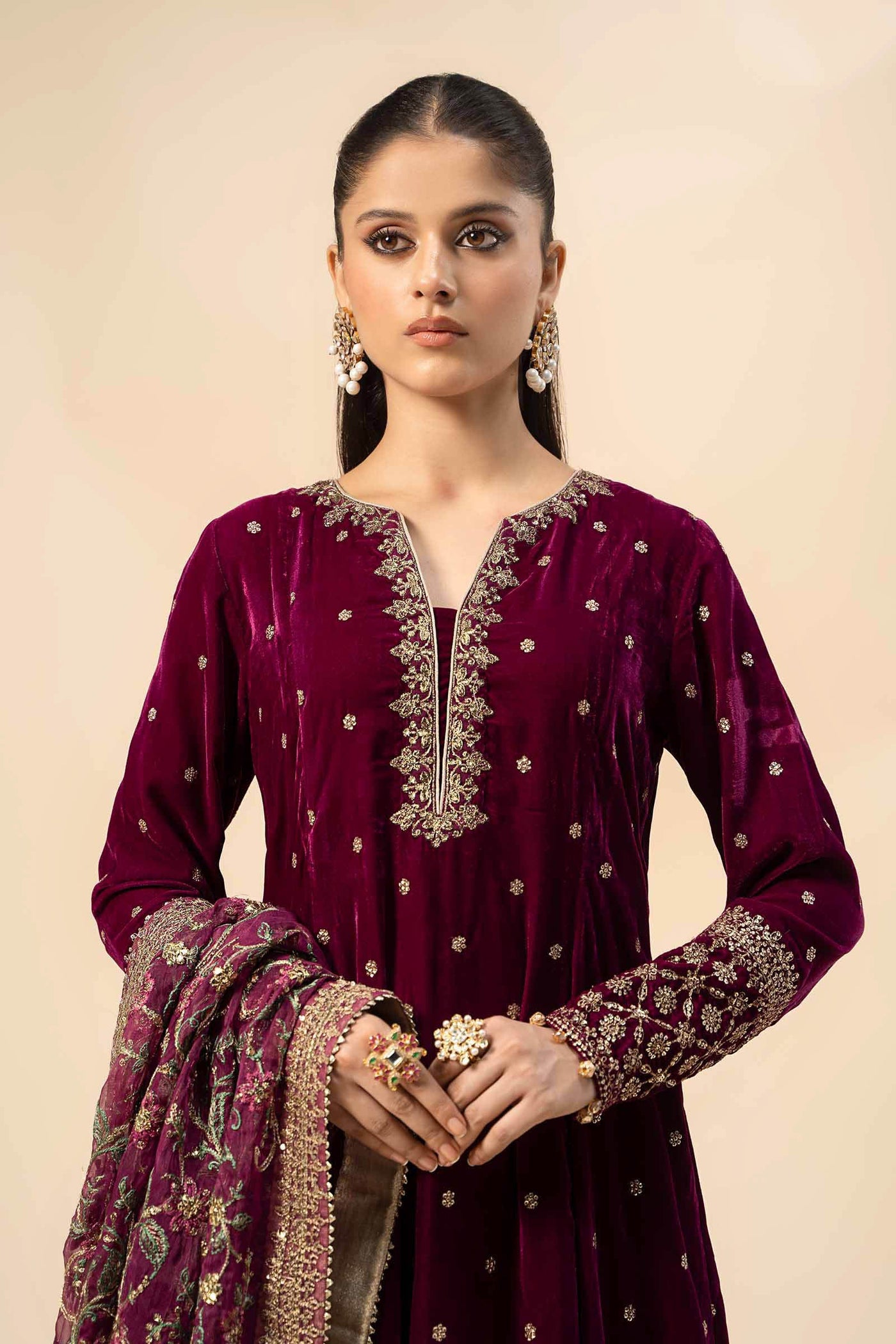 Cotton Silk Shalwar (As Shown)