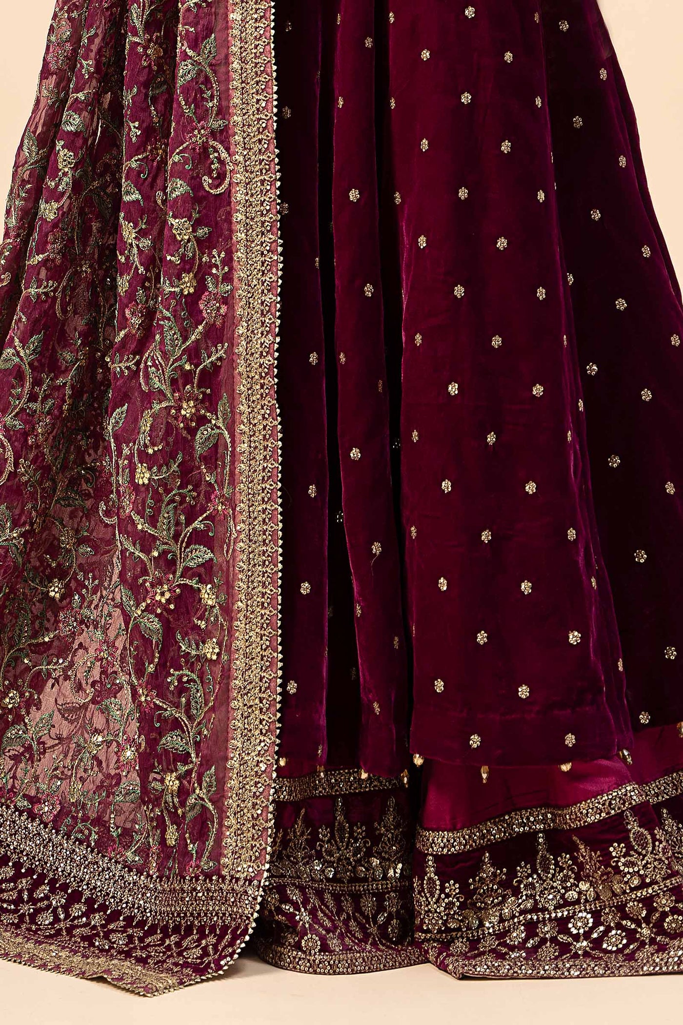 Cotton Silk Shalwar (As Shown)