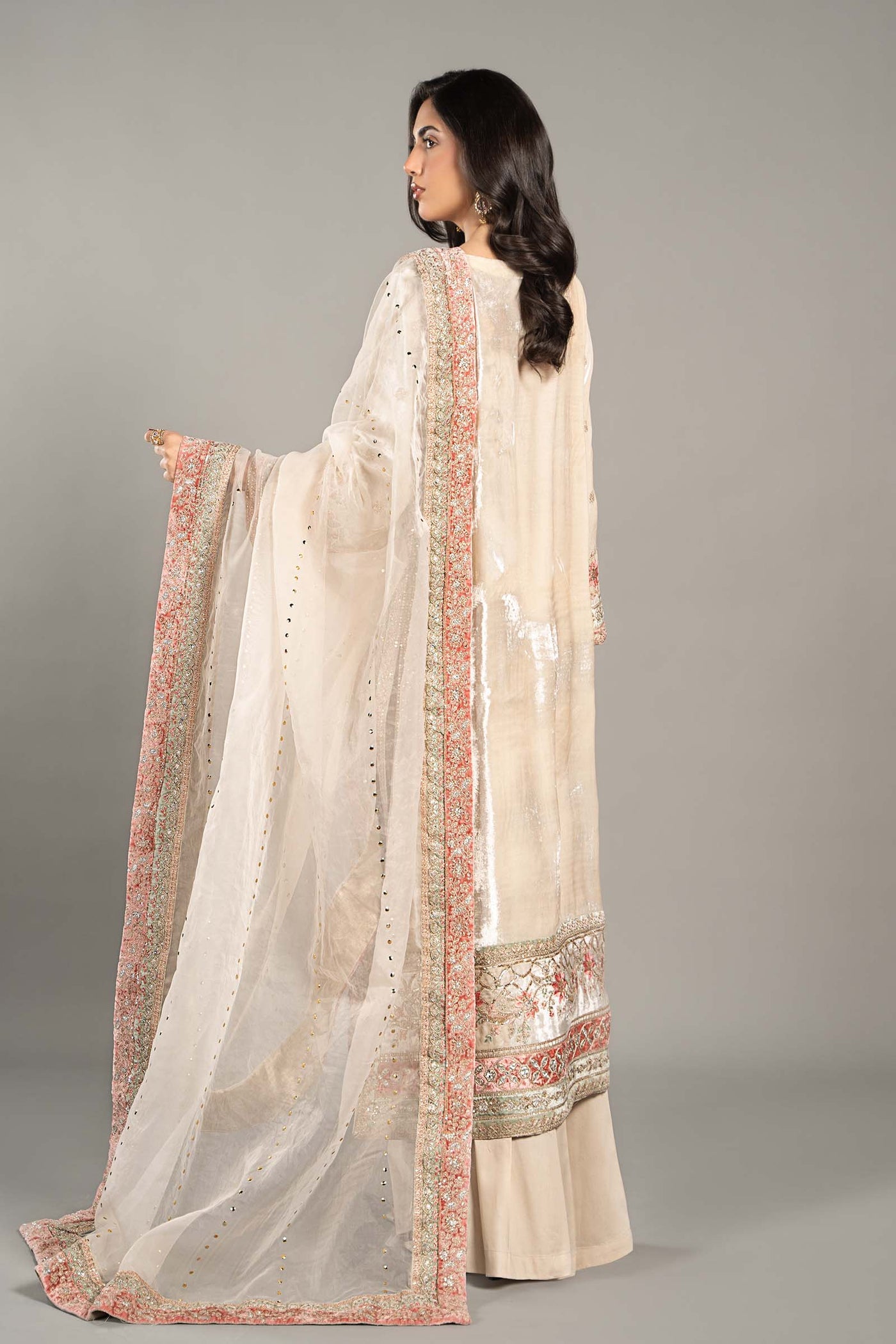 Plain chiffon dupatta