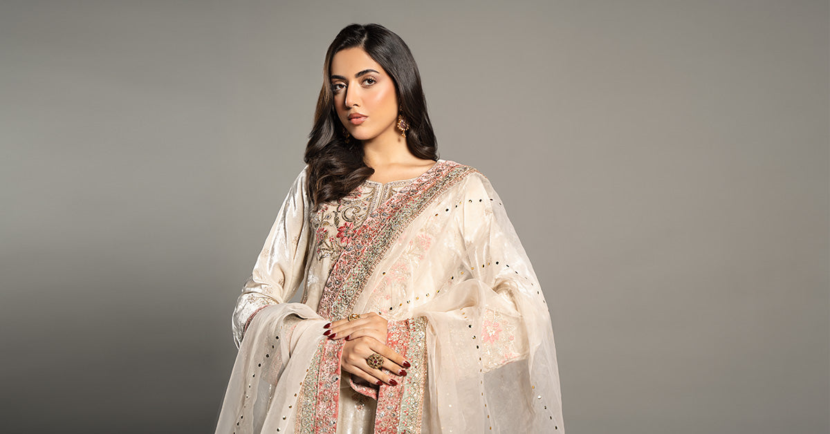 Plain chiffon dupatta